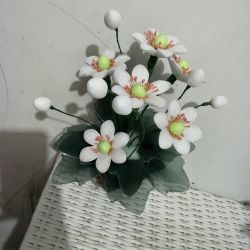 Bunga Meja Sedang (Uli Craft)